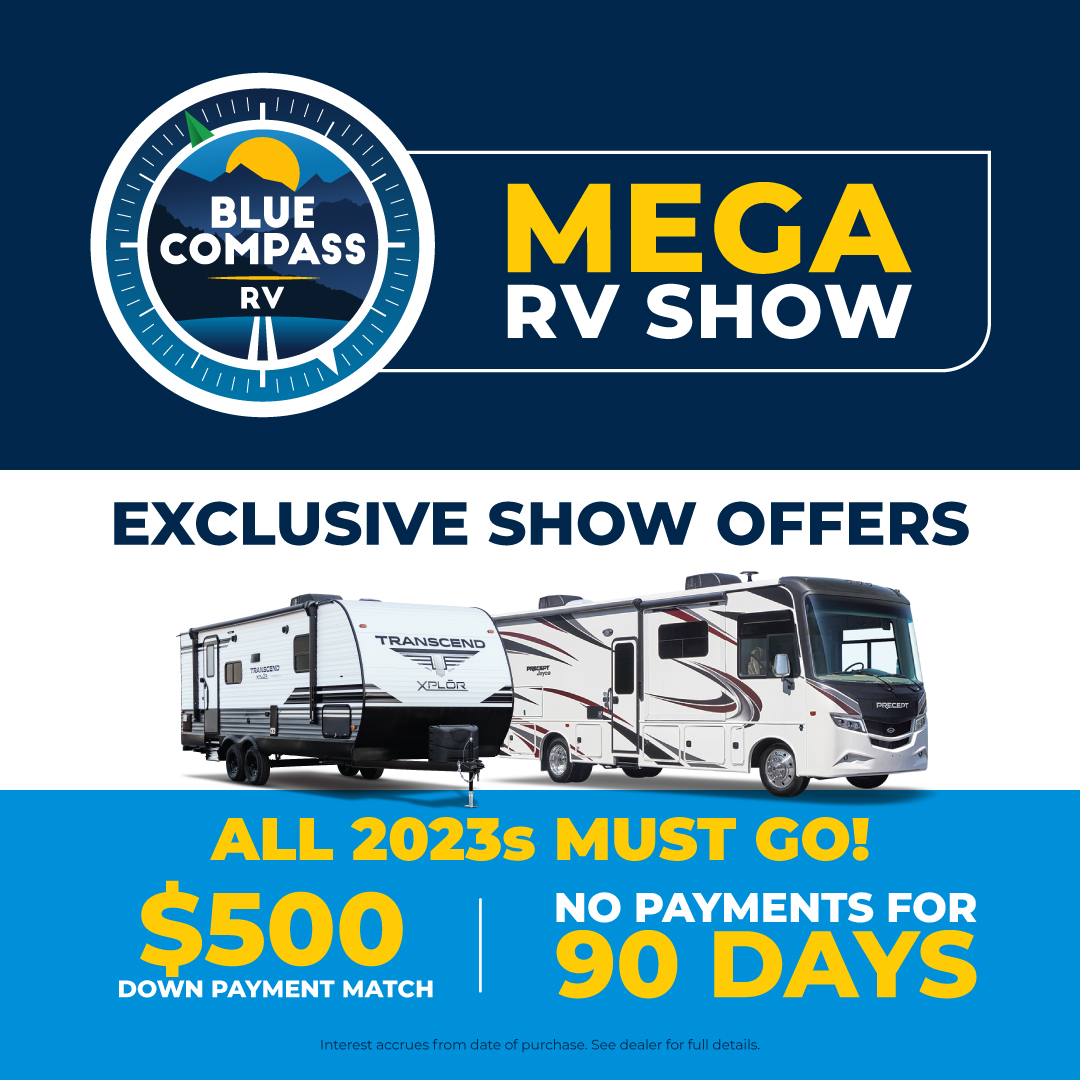 Cheyenne Mega RV Show | April 22 – 27, 2024 | Blue Compass RV