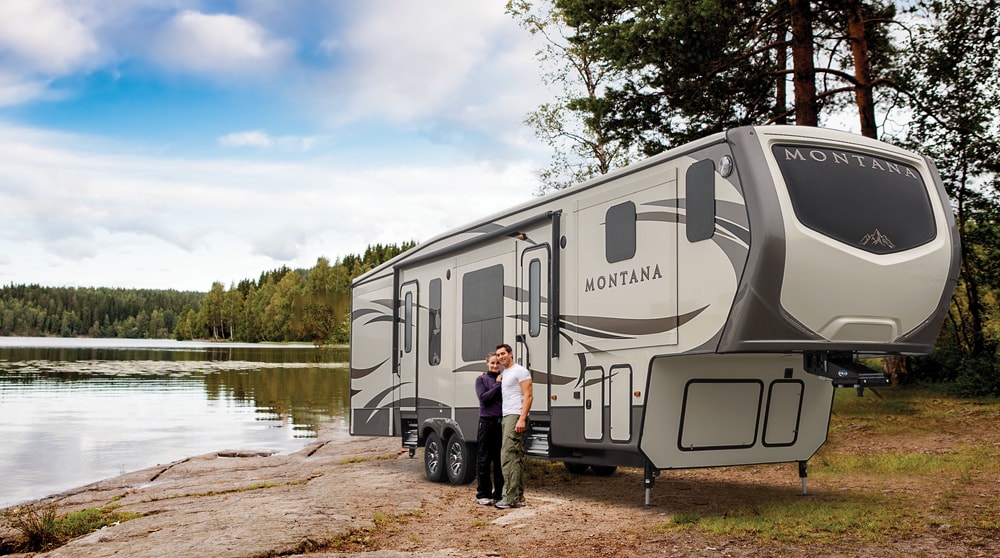 Couple with RV