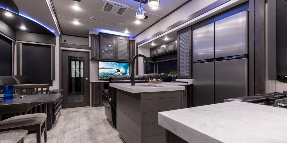 Grand Design Toy Hauler Kitchen