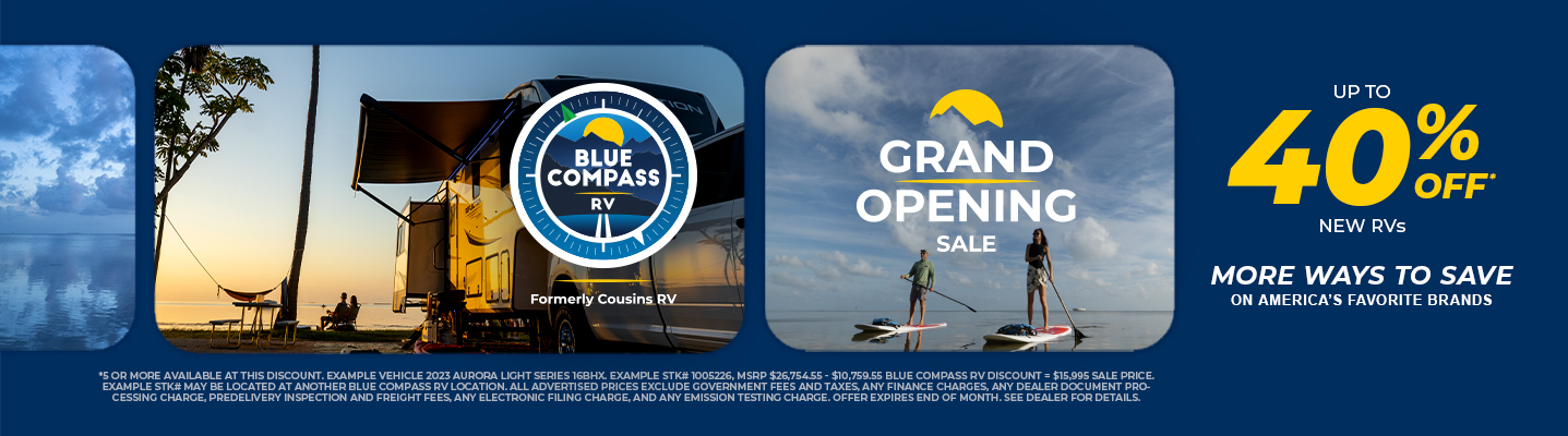 40% Grand Opening