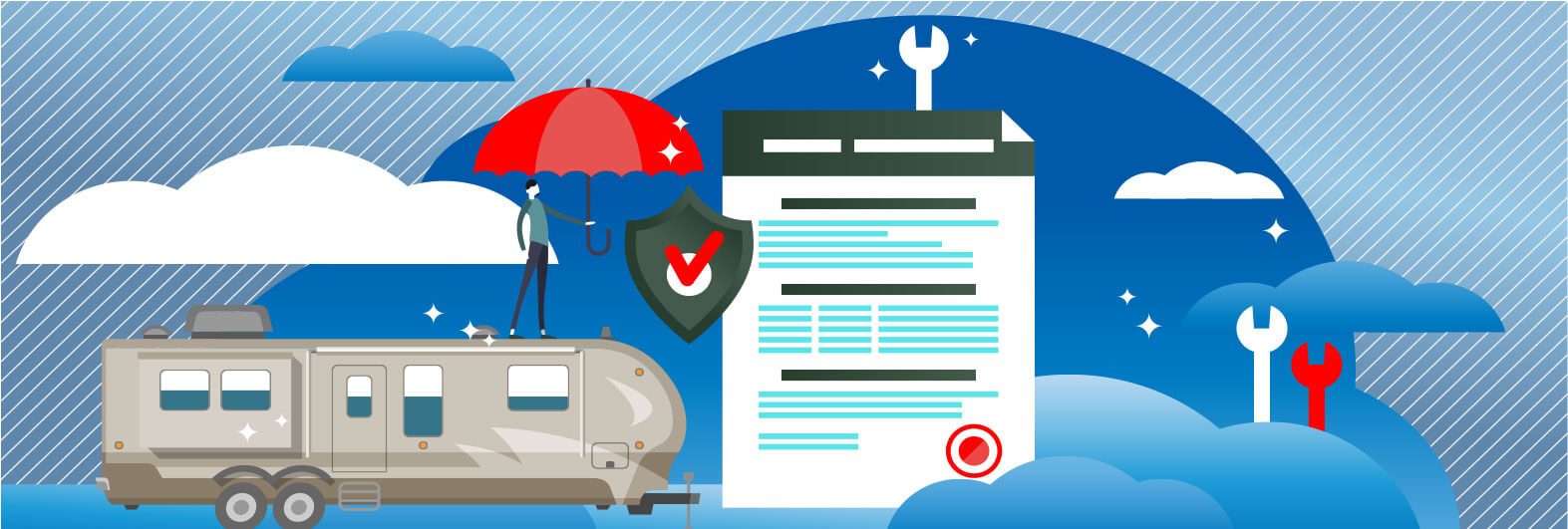 RV warranty illustration