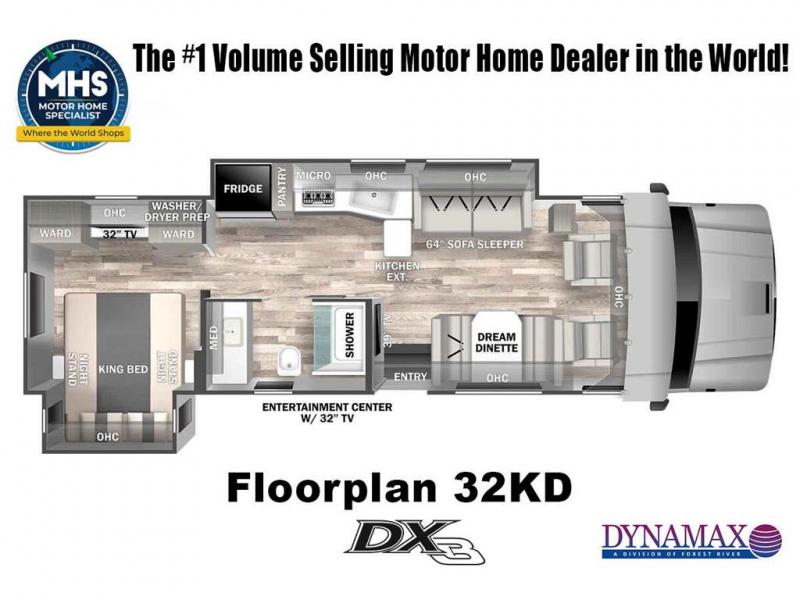 New 2024 Dynamax DX3 32KD Motor Home Class C at Blue Compass RV