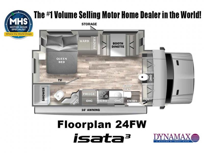 New 2025 Dynamax Isata 3 24FW Motor Home Class C at Blue Compass 