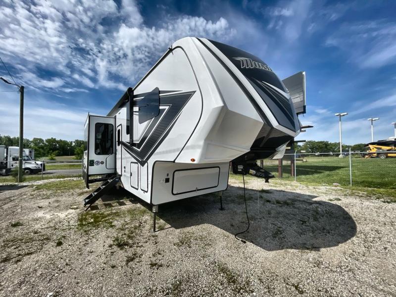 New 2023 Grand Design Momentum M-Class 381MS Toy Hauler Fifth Wheel at ...