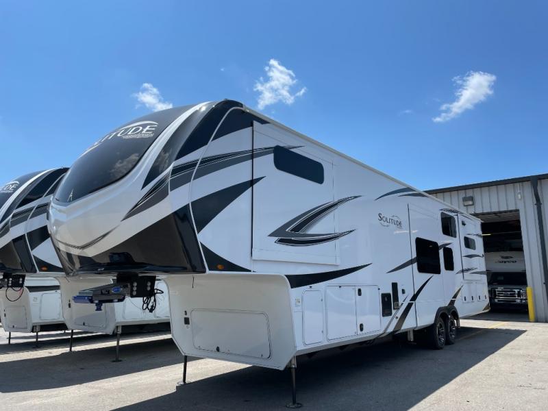 New 2023 Grand Design Solitude 390RK Fifth Wheel at Blue Compass RV ...