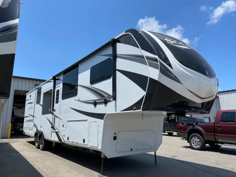 New 2023 Grand Design Solitude 390RK Fifth Wheel at Blue Compass RV ...