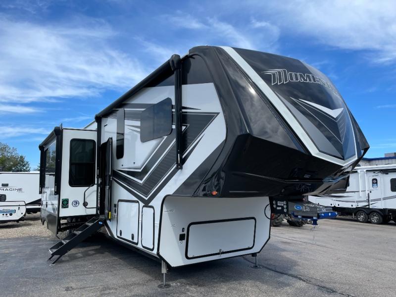 New 2024 Grand Design Momentum 397THS Toy Hauler Fifth Wheel at Blue ...