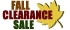 Fall Clearance Sale