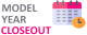 model year closeout