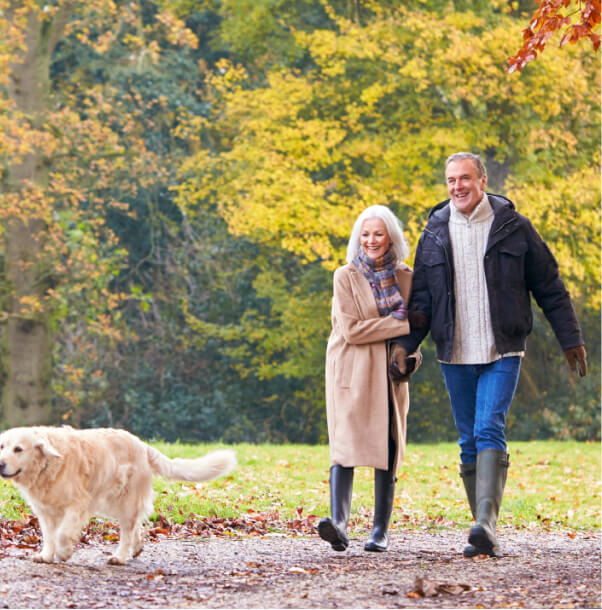 Family walking