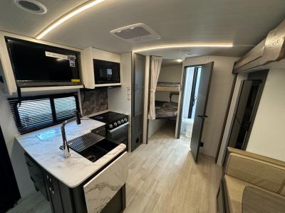 Interior of 2025 Keystone RV Bullet Crossfire 2290BHWE at Bobby Combs RV Center - Mesa