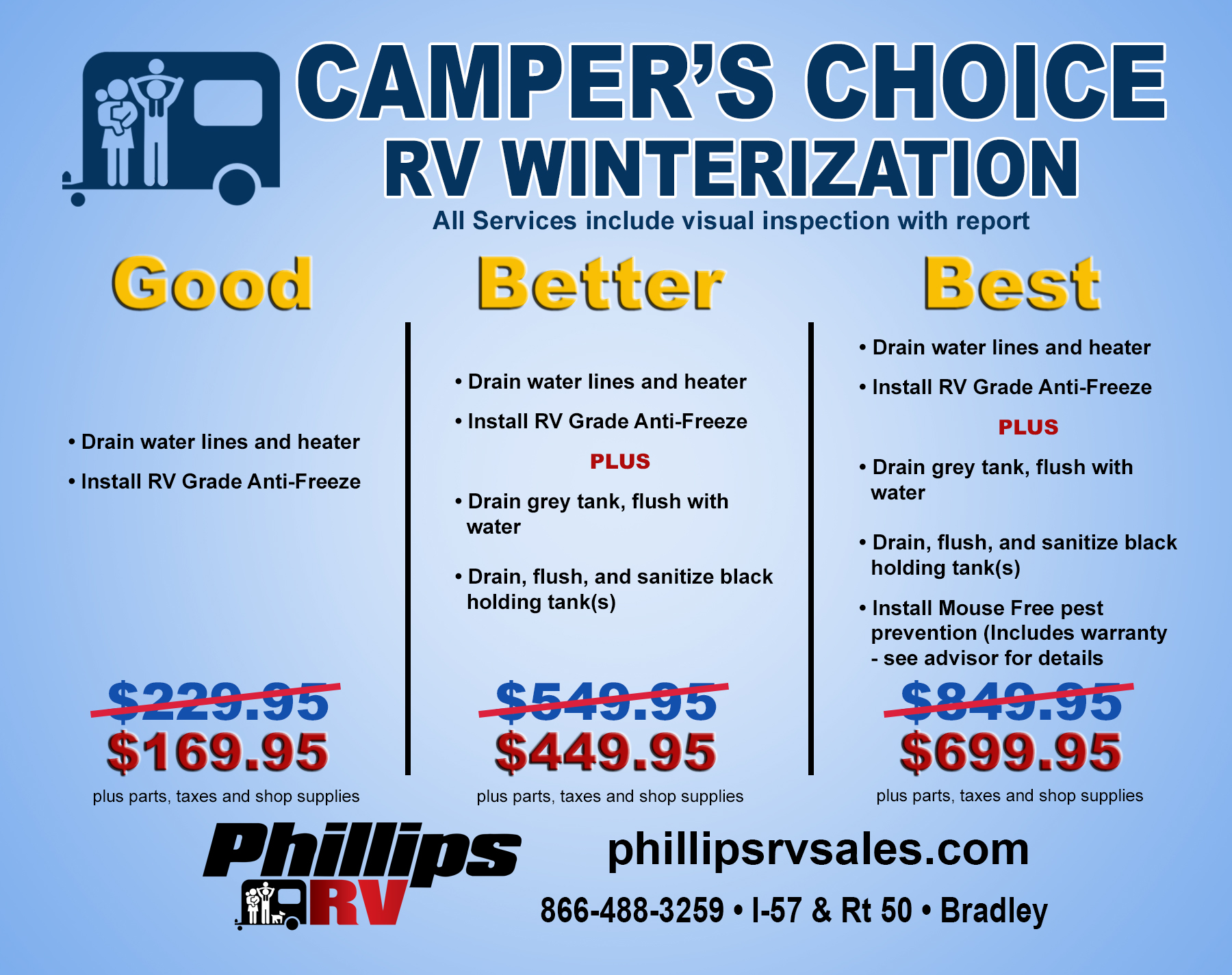 RV Winterization