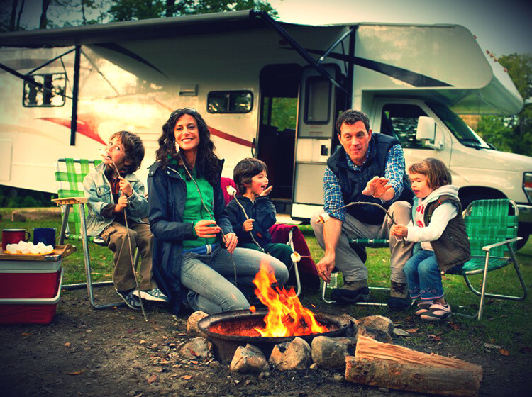 Family Camping with RV