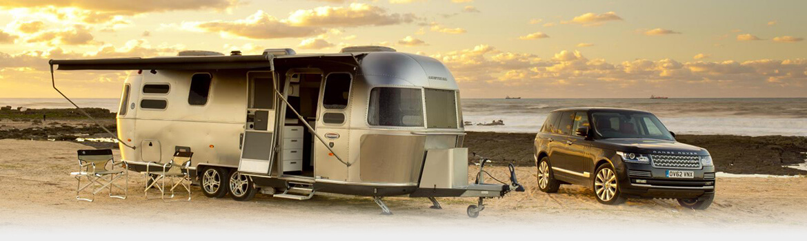 Airstream on the beach