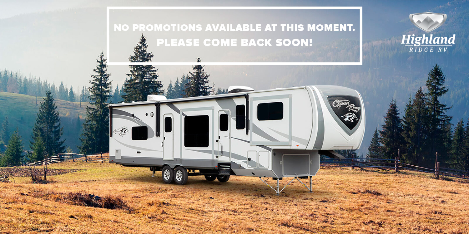 Highland Ridge RV Promotions