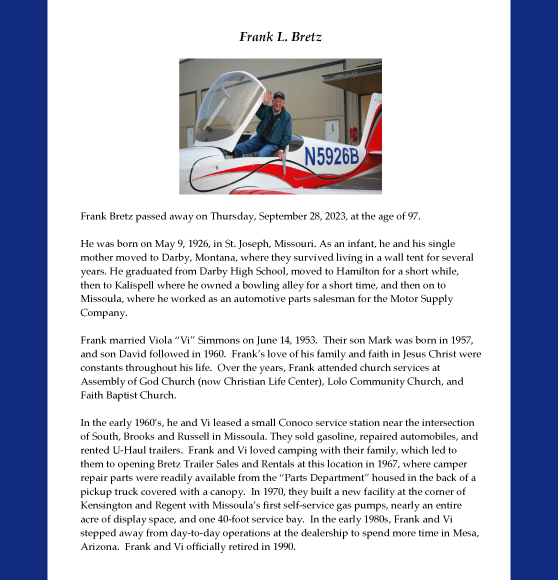 Frank Bretz 1 (Bretz mobile) Frank Bretz 1 (Bretz mobile)