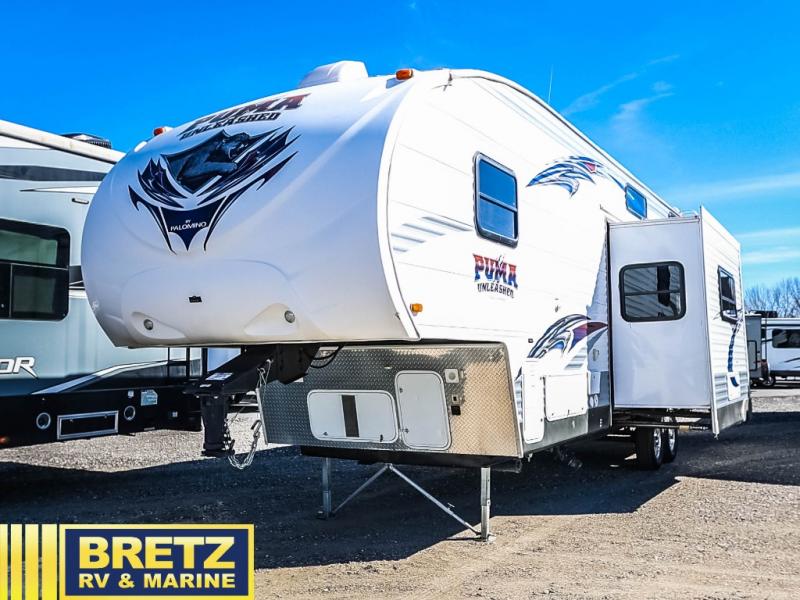 Used 2012 Palomino Puma Unleashed 356-QLB Toy Hauler Fifth Wheel At ...