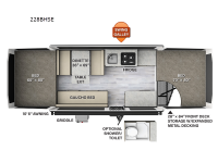 FLAGSTAFF SPORT SE 228BHSE Floorplan