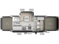 Flagstaff High Wall HW29SC Floorplan