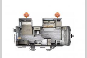 New 2024 Forest River RV Flagstaff Micro Lite 25FKBS Photo