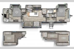 New 2025 Forest River RV Sierra Destination Trailers 40DUPLEX Photo