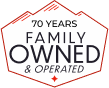 70 Years Family Owned & Operated