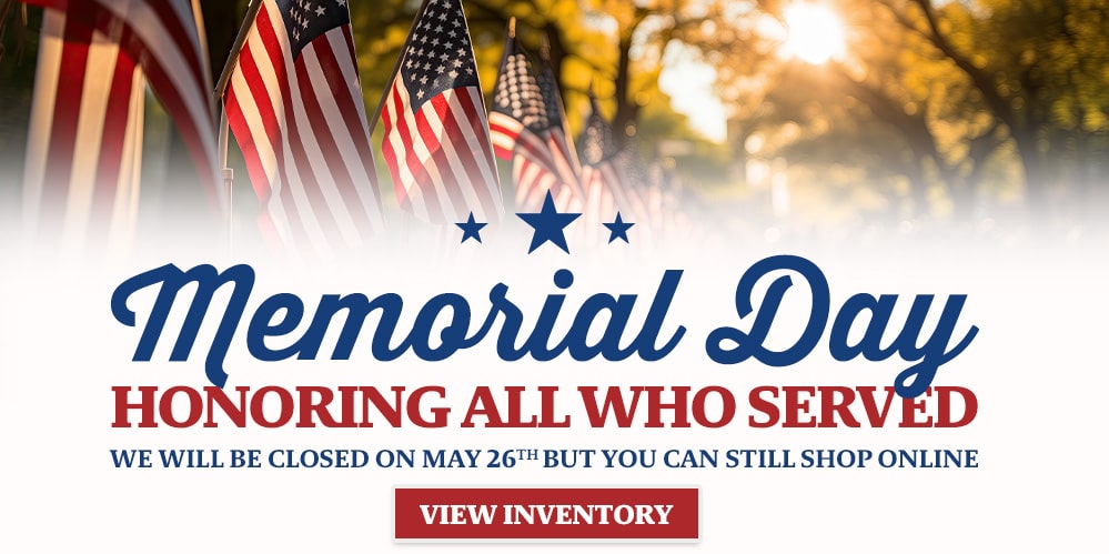 Memorial Day closed