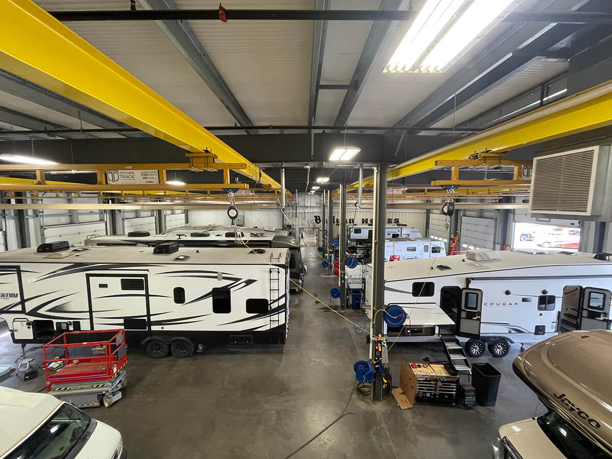 RV Service Bays at Bullyan RV