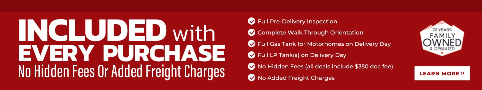 Included with every purchase