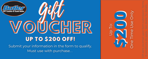 Gift Voucher - Up to $200 off! One time use only