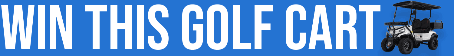 GOLF CART BANNER