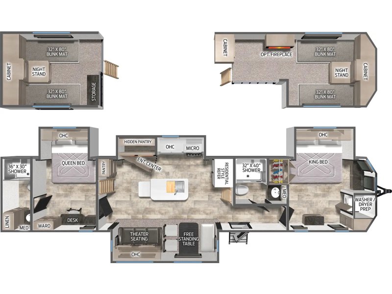 New 2026 Forest River RV Puma Vista 421LFT Destination Trailer at