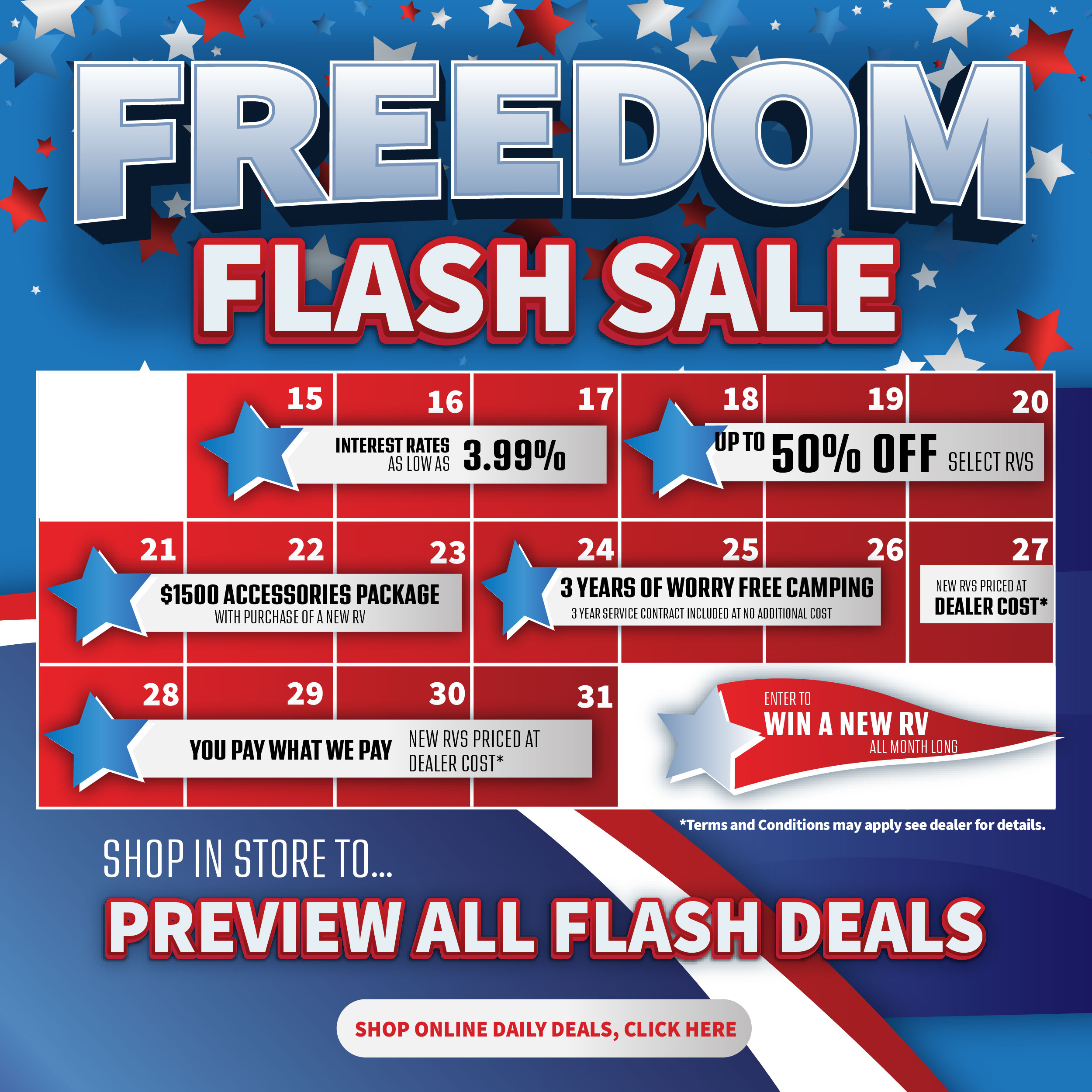 Freedom Flash Sale