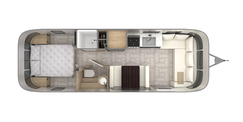 Airstream Pottery Barn Floorplan