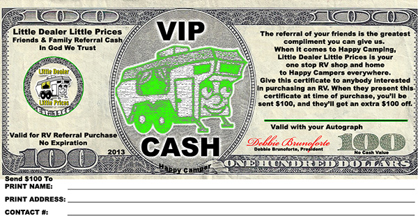 VIP Cash Coupon