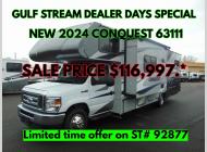 New 2024 Gulf Stream RV Conquest Class C 63111 BUNK SLIDE image