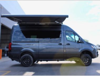 Entry side - awning out