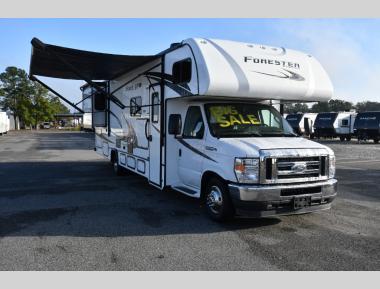 Left Front Corner - Awning and Slide-outs Extended