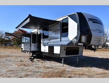 Left Front Corner - Awning and Slide-out Extended