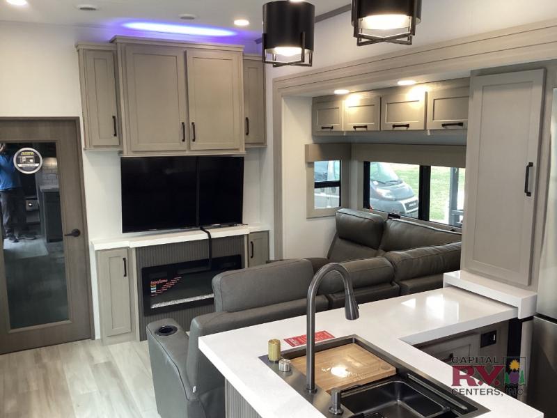 New 2026 Grand Design Momentum M-Class 395MS Toy Hauler Fifth