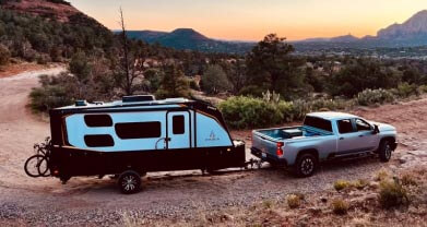 Truck Towing RV