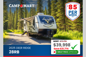 New 2025 Cruiser Deer Ridge 28RB Photo