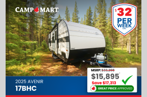 New 2025 Cruiser Avenir 17BHC Photo