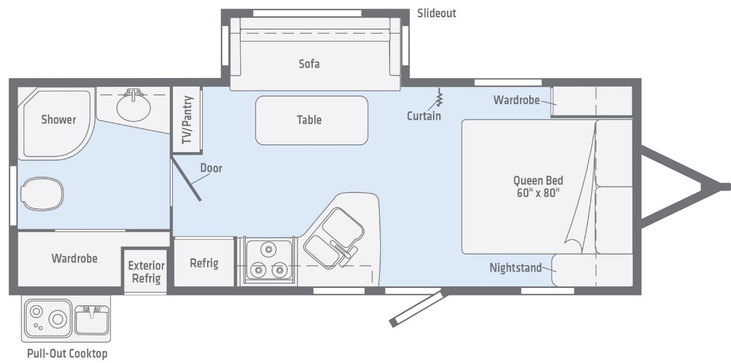 Rear Bath Floorplan