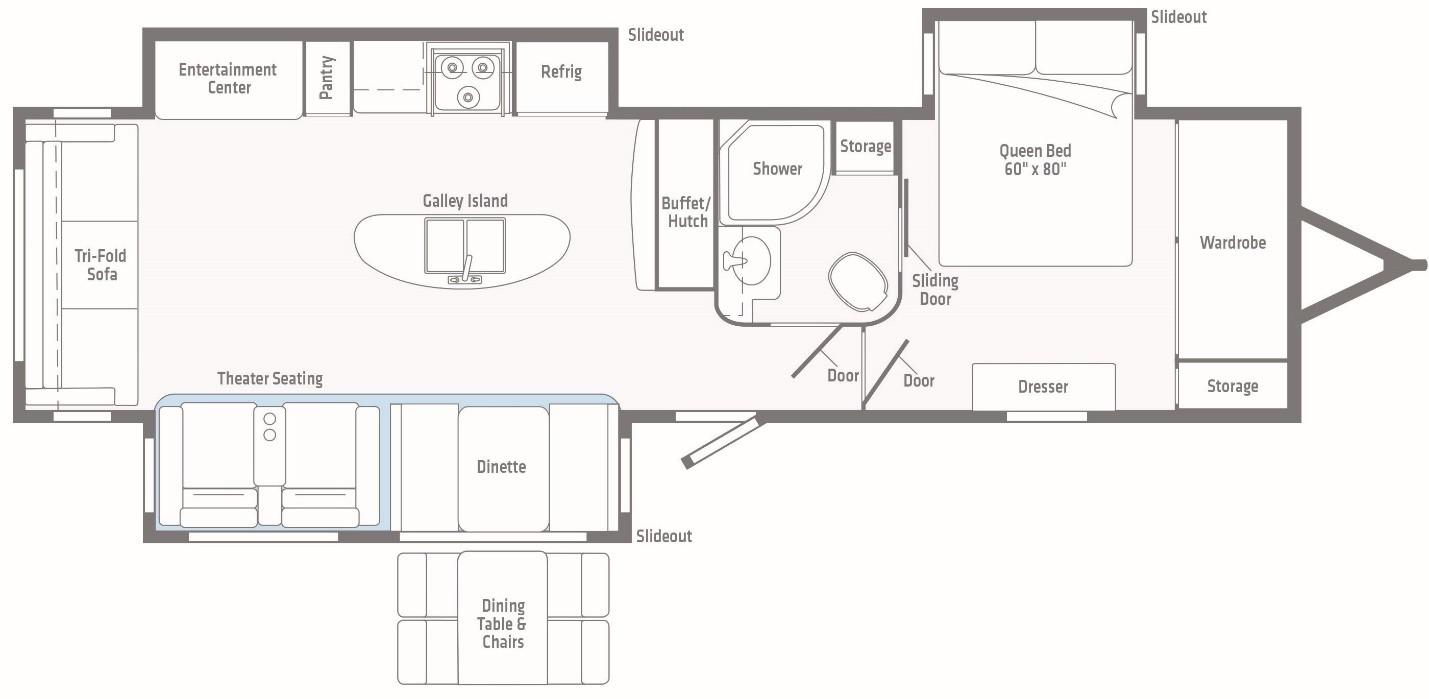 Rear Living Floorplan