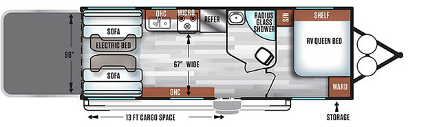 Toy Hauler Floorplan