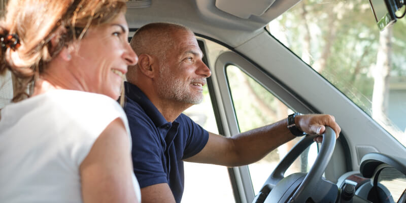 Couple in Motorhome