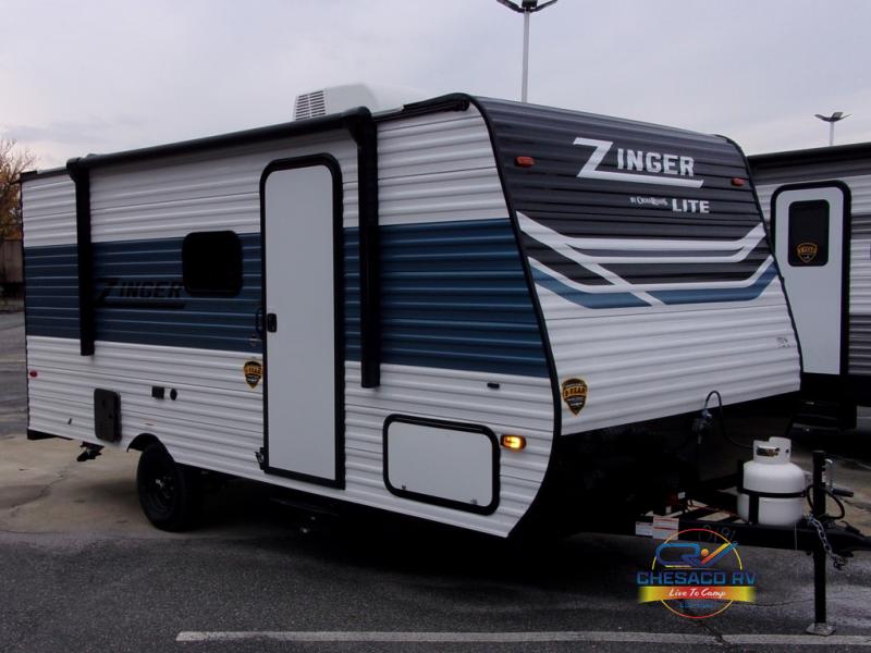 New 2024 CrossRoads RV Zinger Lite 18BH Travel Trailer at Chesaco
