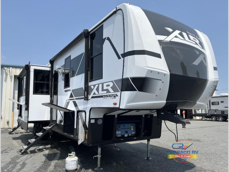 New 2025 Forest River RV XLR Nitro 41G14 Toy Hauler Fifth Wheel at