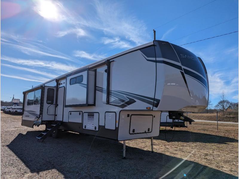 New 2024 Forest River RV Sandpiper 3800RK Fifth Wheel at Cleveland RV